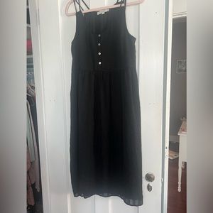 Loft size 8 black dress